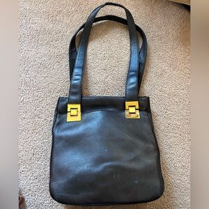 vintage perlina leather purse